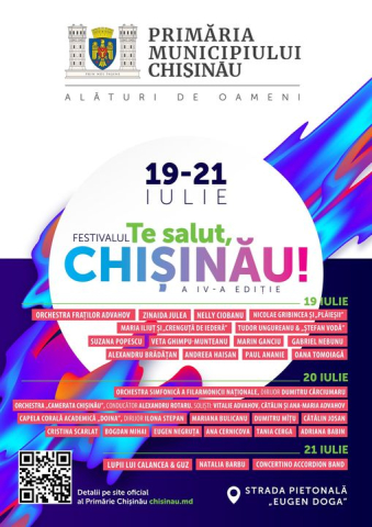 Programul Festivalului „Te salut, Chișinău”, ediția 2024